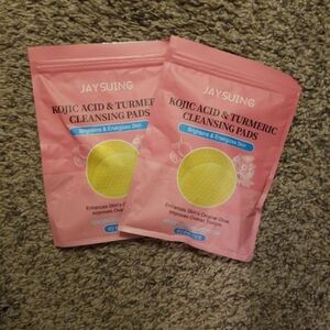 2 New JAYSUING Kojic Acid & Turmeric Cleansing Pads